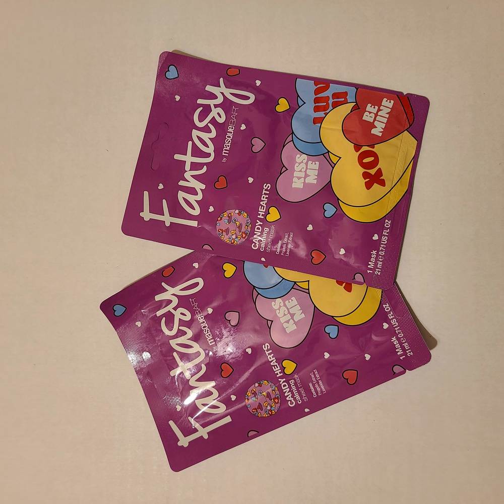 2x MASQUEBAR FANTASY CANDY HEARTS MASK